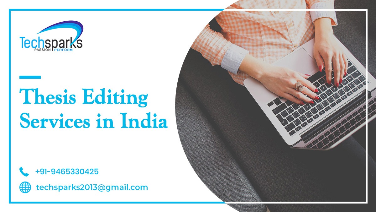 Thesis Editing Services in India