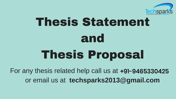 What is a Thesis Statement and how to write it Properly?